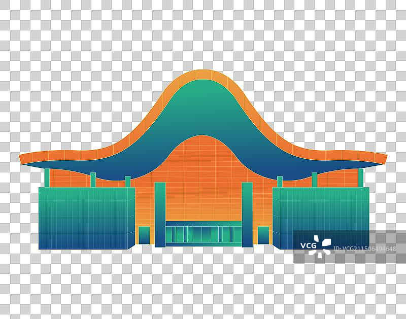 佛山国际会展中心中国风城市复古打卡地标旅游建筑图片素材