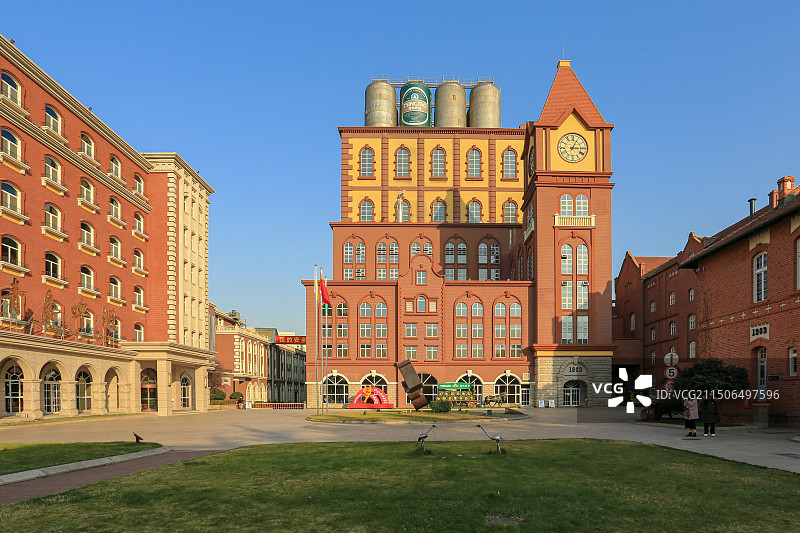 中国山东省青岛啤酒博物馆图片素材