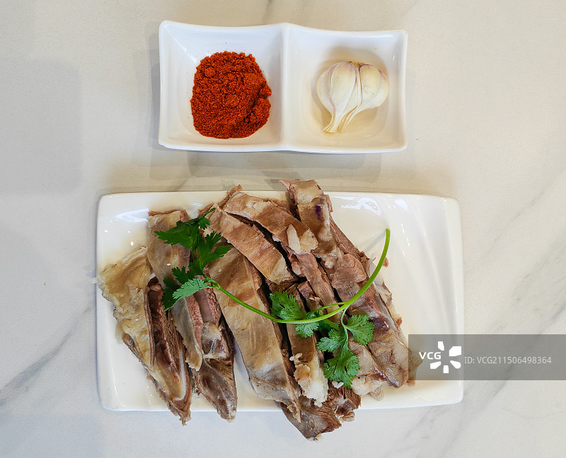 手抓白条手抓羊肉图片素材