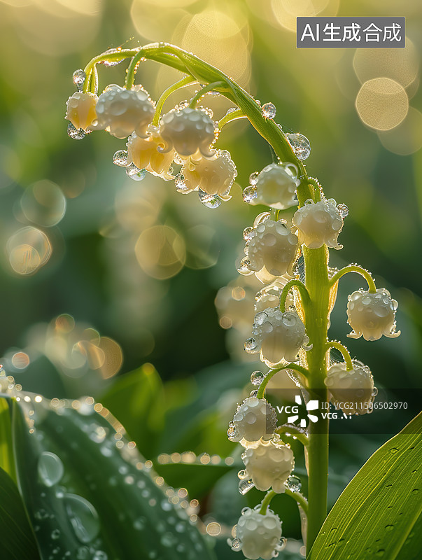 【AI数字艺术】铃兰图片素材