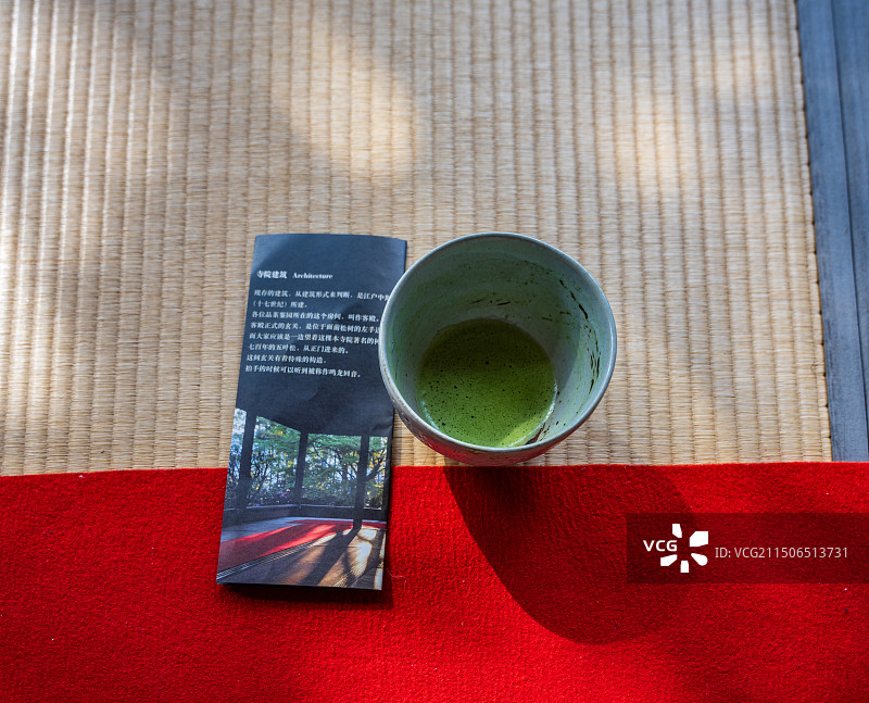 日本京都宝泉院抹茶图片素材