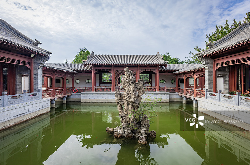 山西省临汾市乡宁县戎子酒庄景观图片素材