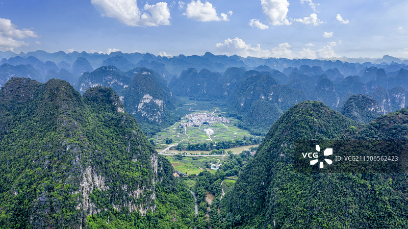 山里人家图片素材