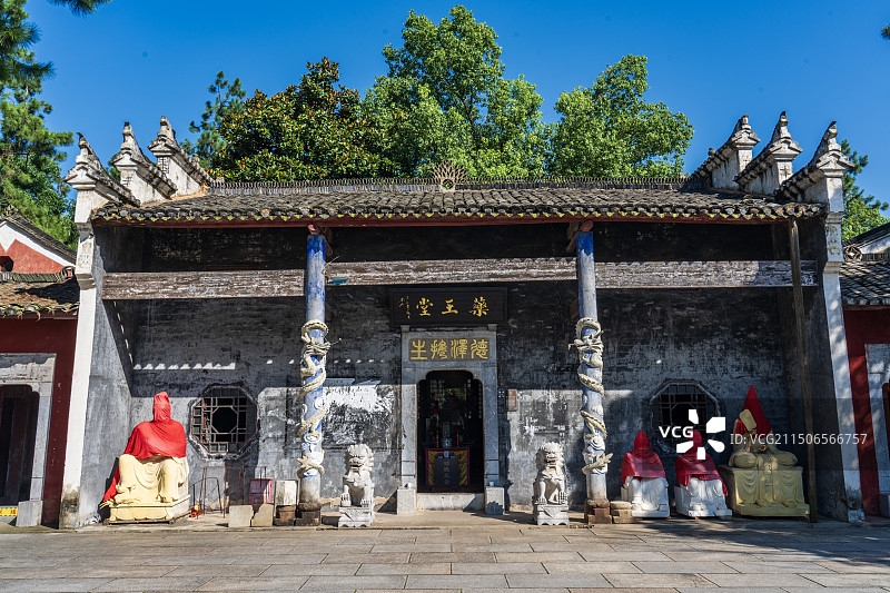 湖北黄冈蕲春道教普阳观药王堂图片素材