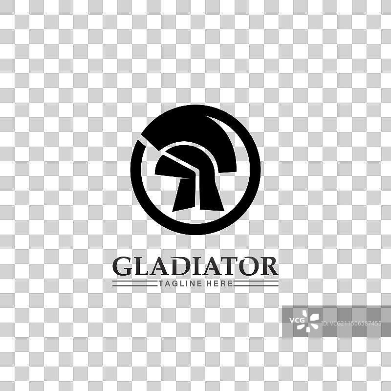 斯巴达头盔标志模板图片素材