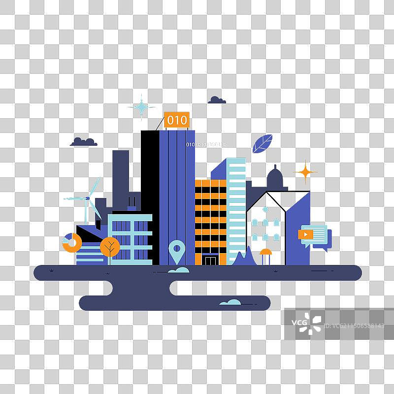 城市建筑景观图片素材