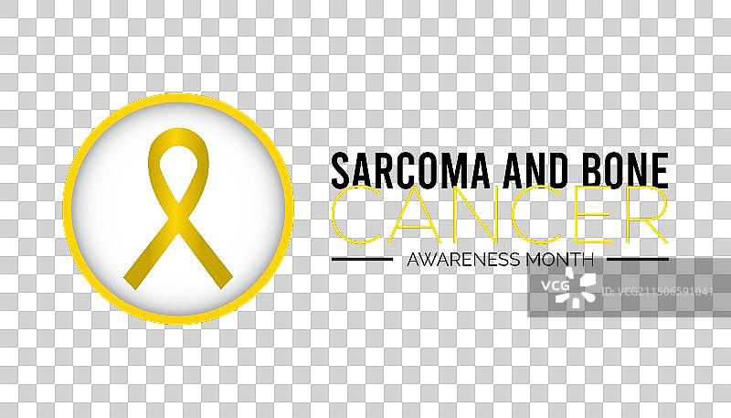 肉瘤和骨癌宣传月图片素材
