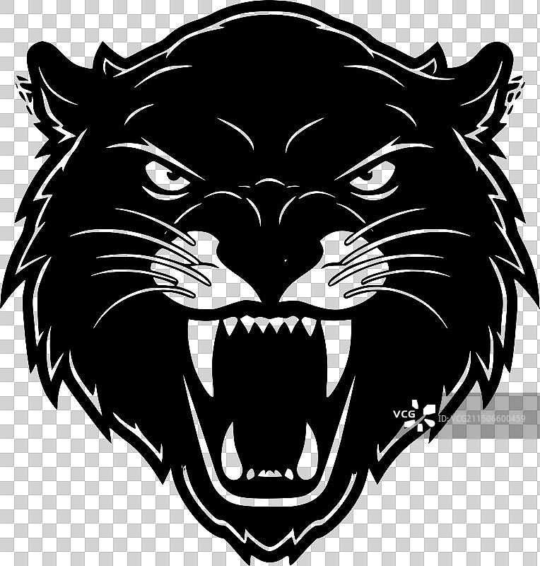 高品质黑豹T恤logo图片素材