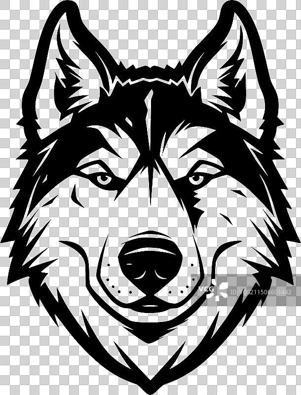 高品质西伯利亚哈士奇logo图片素材