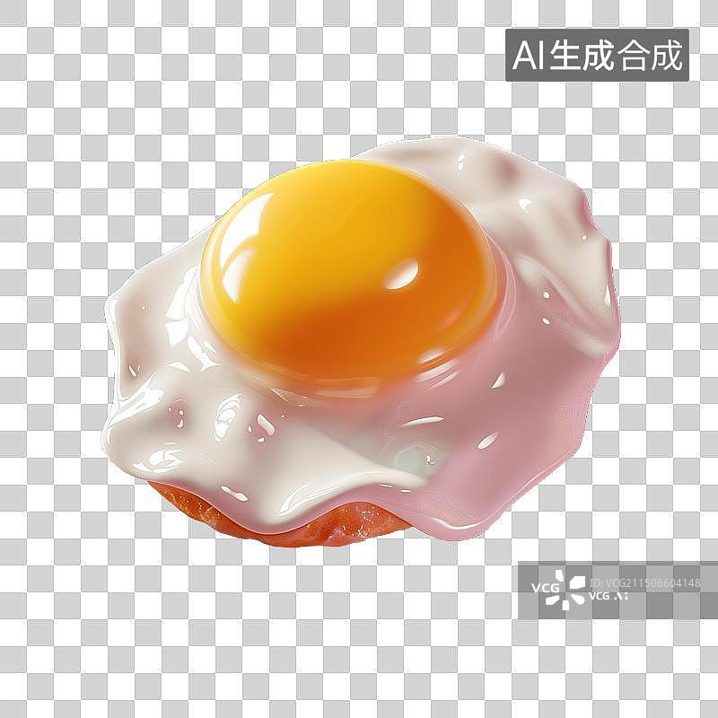 【AI数字艺术】煎蛋图片素材