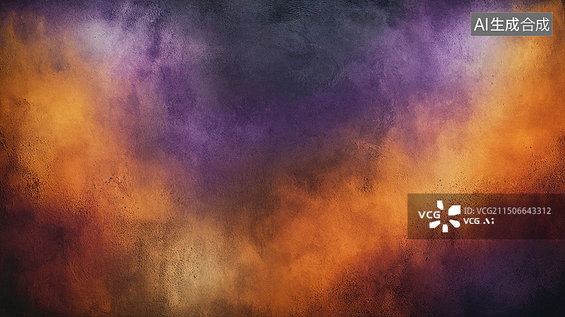 【AI数字艺术】温暖神秘的抽象色彩之旅图片素材