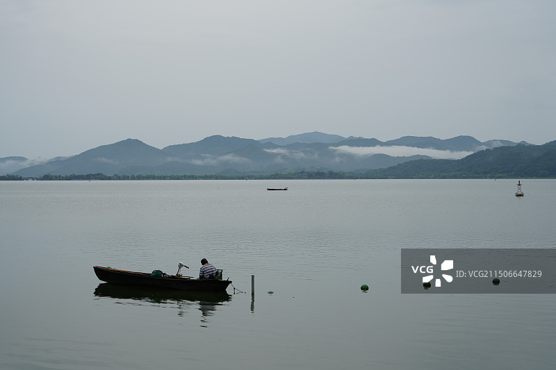 东钱湖云海图片素材