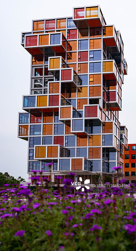 成都天府像素太魔方大楼图片素材