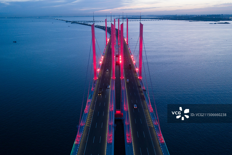 胶州湾大桥图片素材