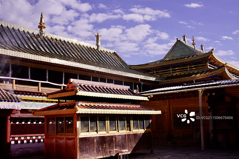 甘南环线之拉卜楞寺图片素材