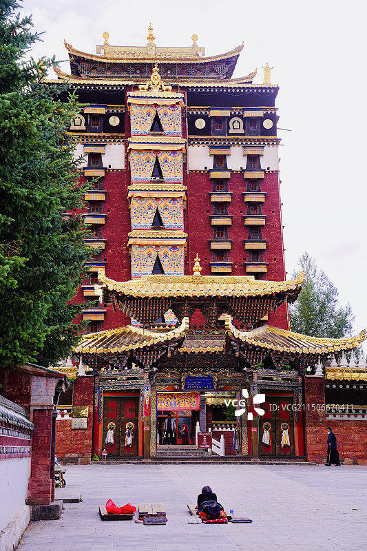 甘南环线之拉卜楞寺图片素材