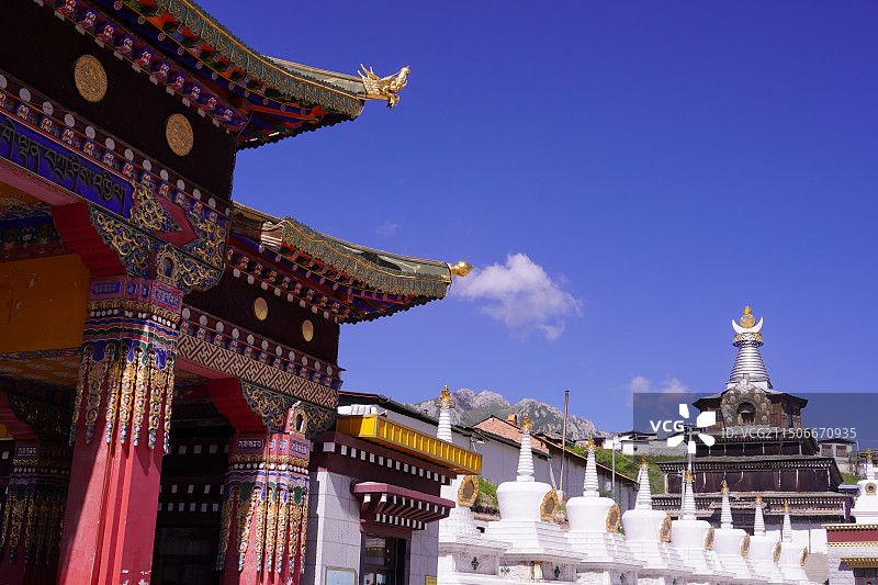 甘南环线之拉卜楞寺图片素材