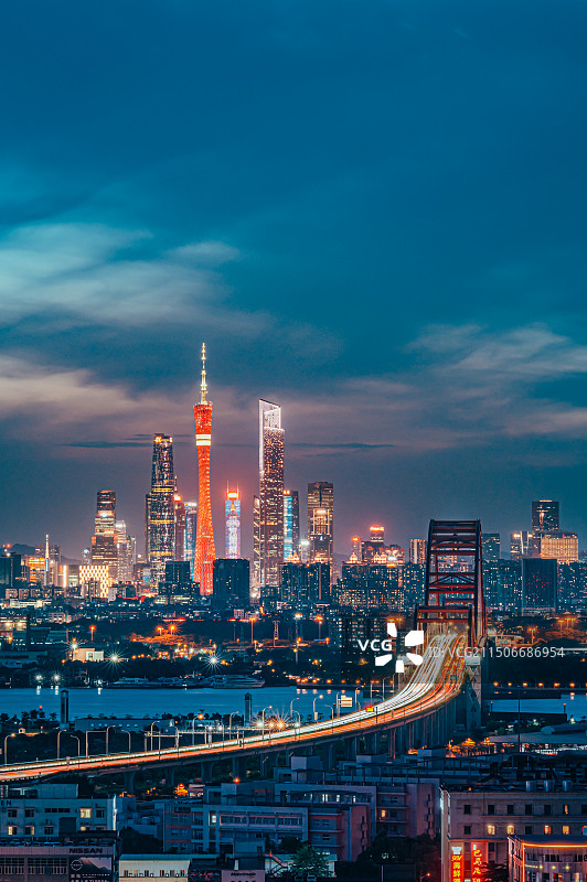 繁华的新广州图片素材