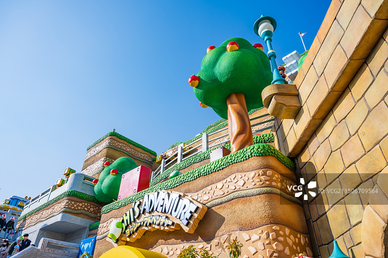 日本大阪环球影城（USJ）超级任天堂世界图片素材