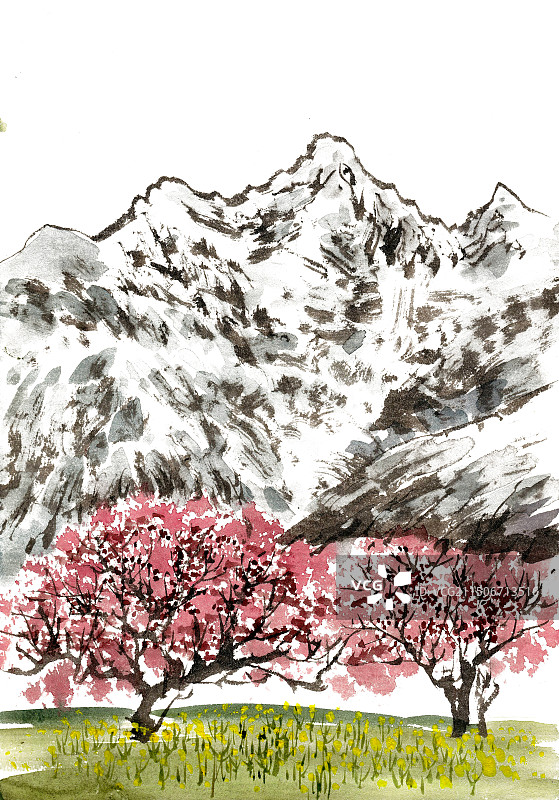 美丽的林芝图片素材