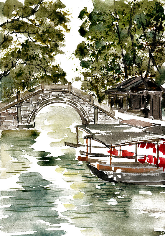 木渎古镇图片素材