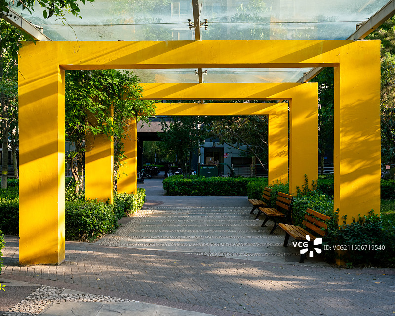 社区休闲场所图片素材