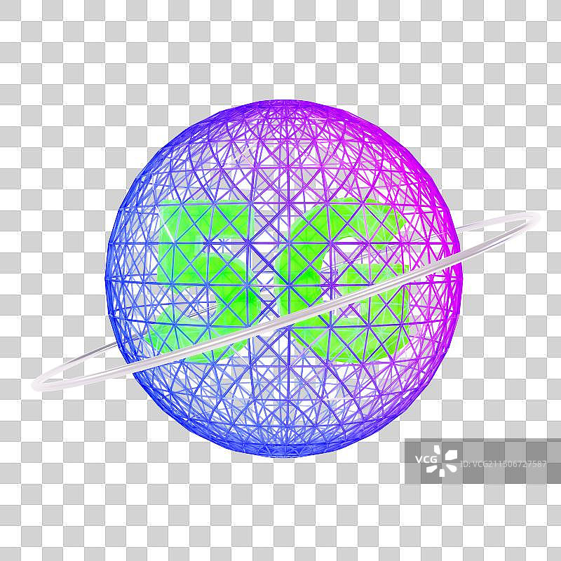 3D渲染的5G网络信号移动数据手机信号通讯图标元素图片素材