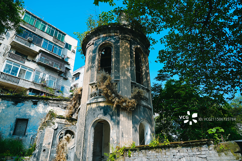 重庆市山城巷传统风貌区  山城步道图片素材