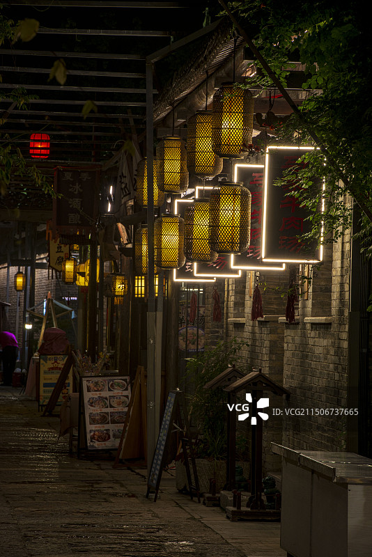 江苏盐城：伍佑珠溪古镇风光图片素材