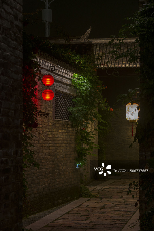 江苏盐城：伍佑珠溪古镇风光图片素材