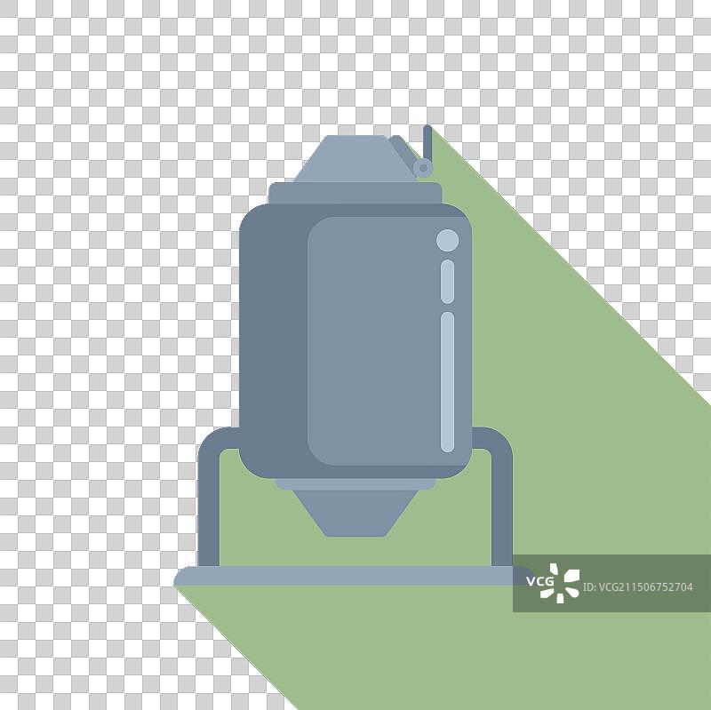 扁平风格的太空舱设计图片素材