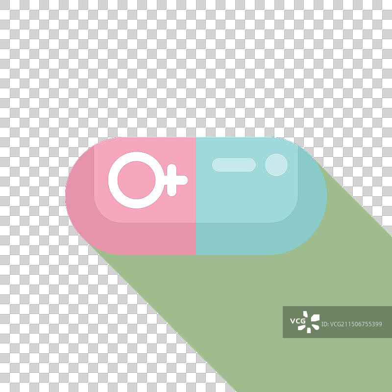 性别平等概念药丸图标图片素材