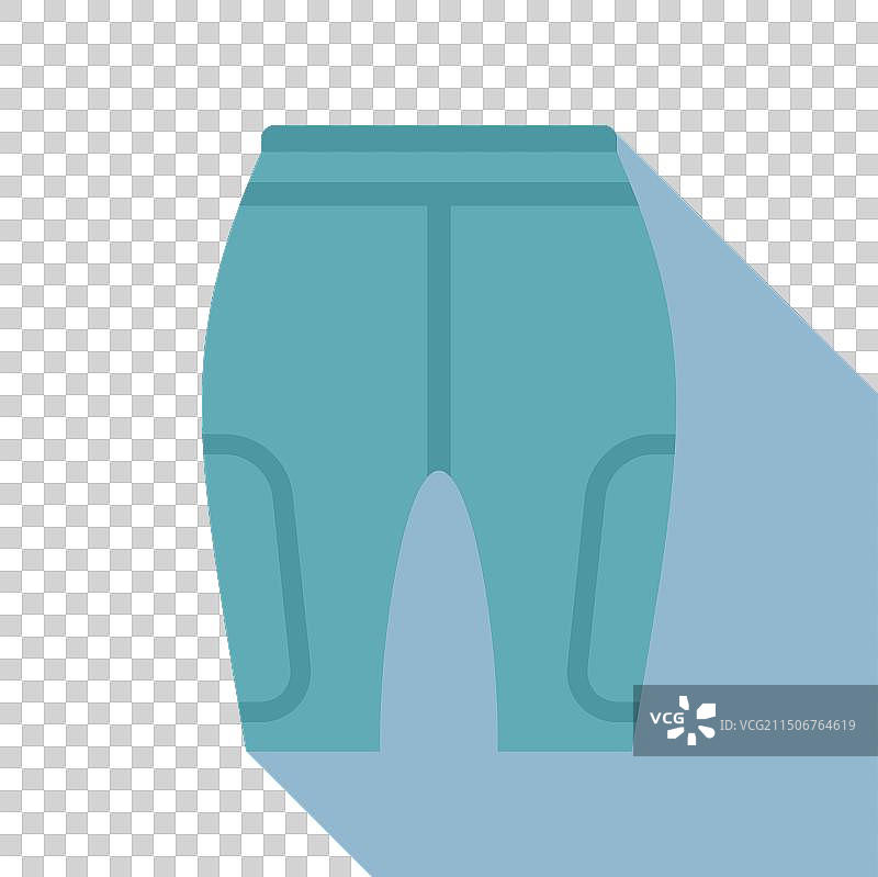 扁平设计骑行短裤图片素材