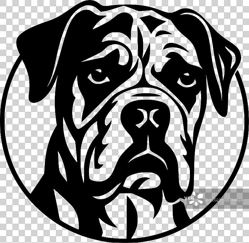 黑白拳击手图片素材