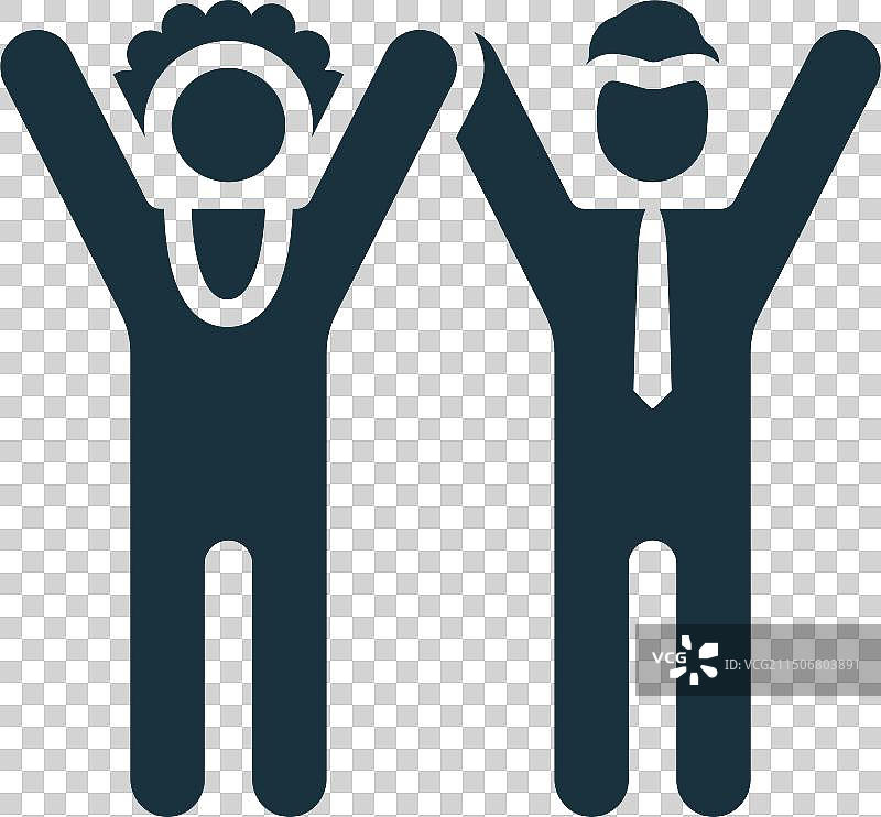 单色简洁的多元化和包容性图标图片素材