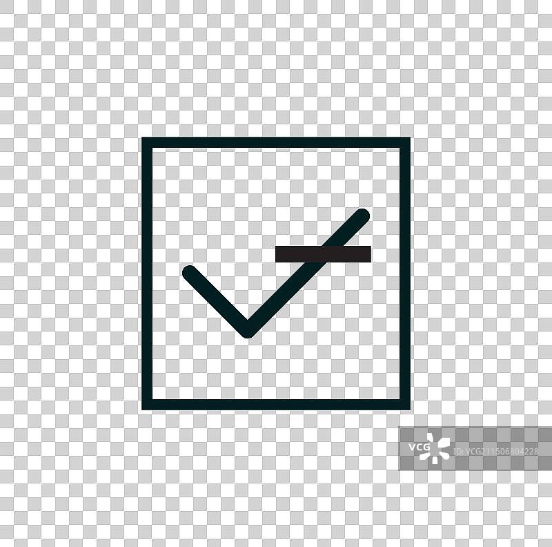 远程站确认否定符号图片素材