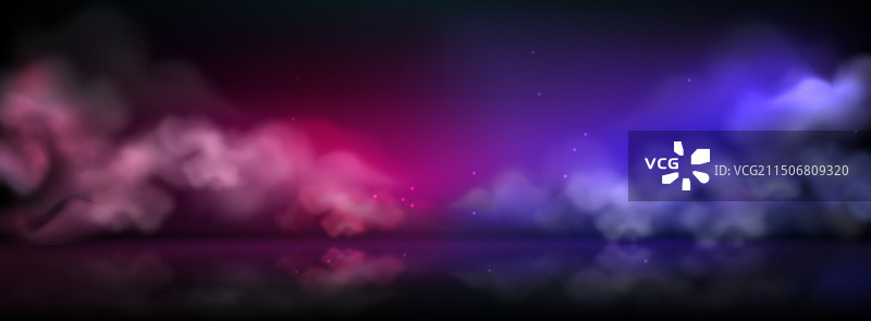 用于VS设计的粉紫色烟雾云图片素材