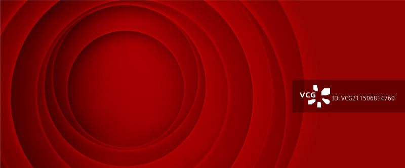 大量圆形红色剪纸图层图片素材