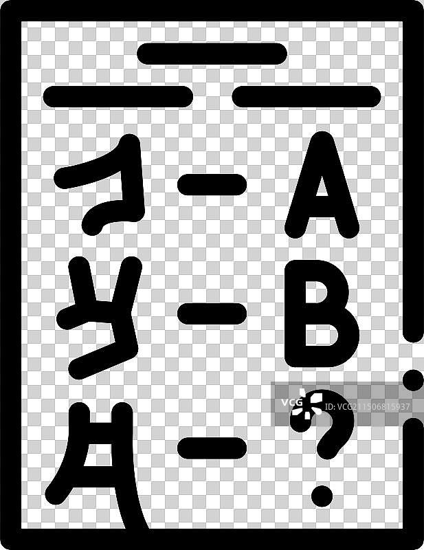 古代图标细线条风格设计图片素材