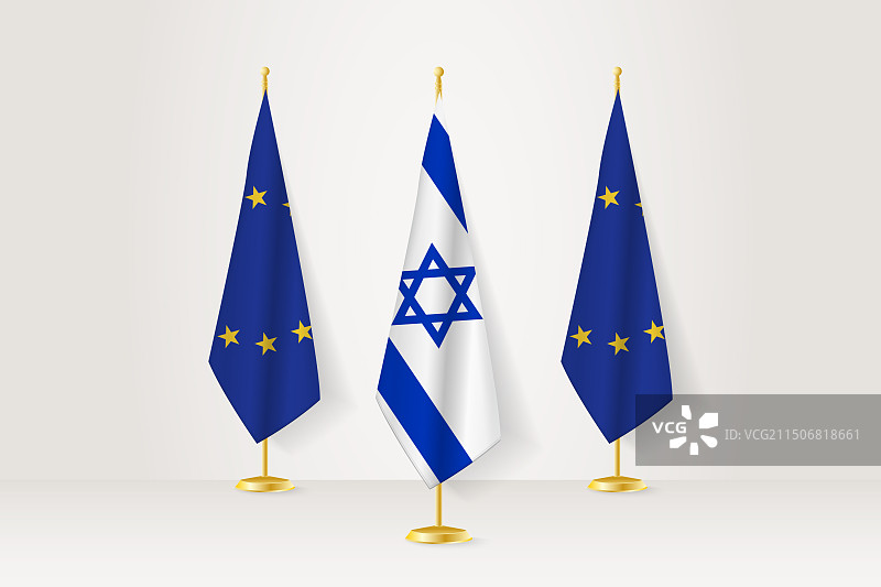 以色列与欧盟会议概念图片素材