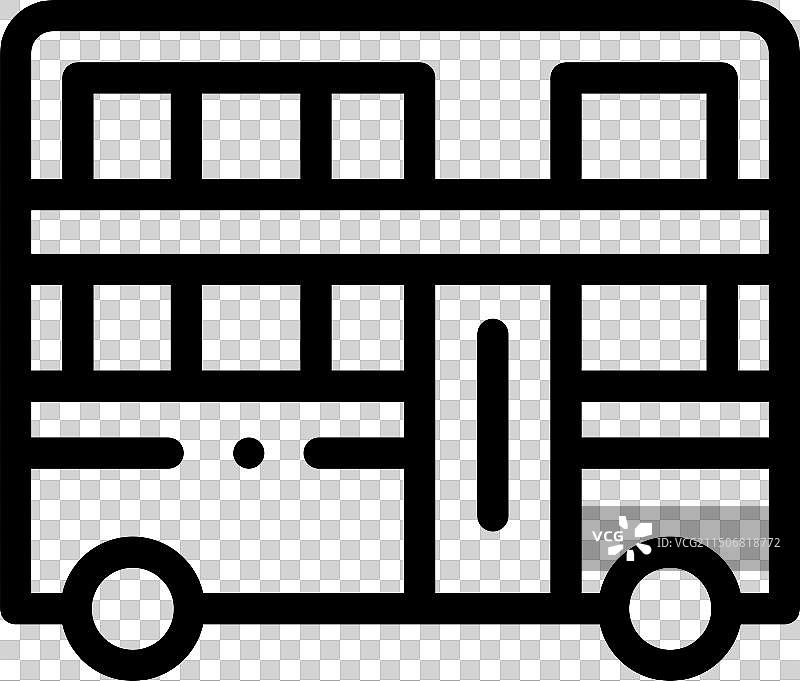 独立汽车线性图标设计图片素材