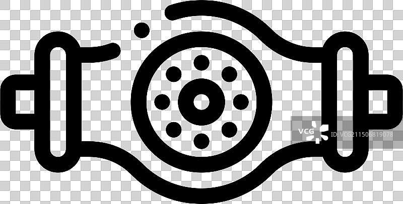 车轴图标细线条风格设计图片素材