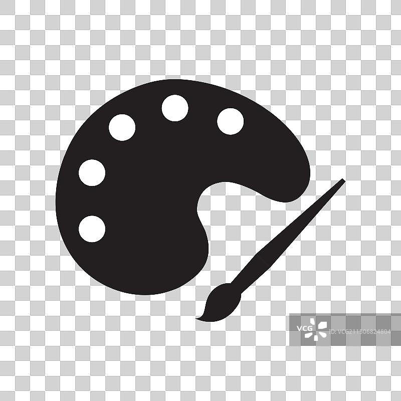 调色板和画笔图标图片素材