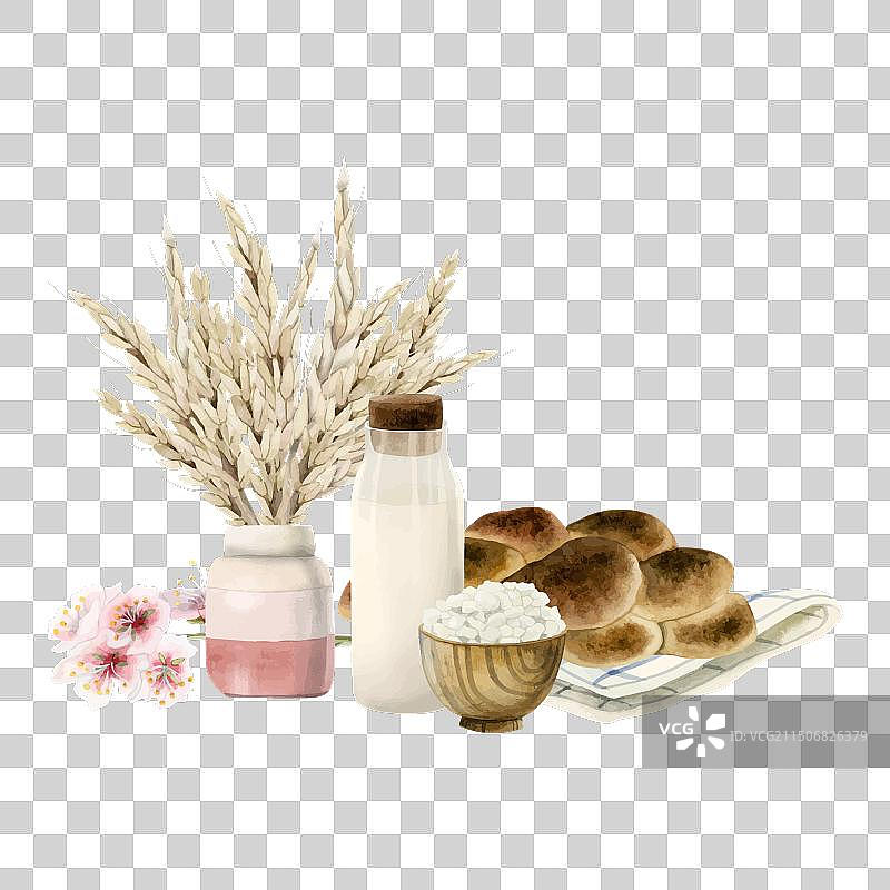 快乐的沙夫节banner模板乡村农场野餐图片素材