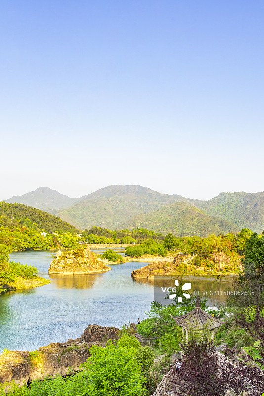 楠溪江狮子岩风景区  楠溪江山水 永嘉楠溪江 山水  狮子岩 滩林图片素材