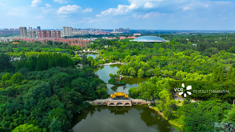 安丘青云山民俗游乐园，公园，森林图片素材