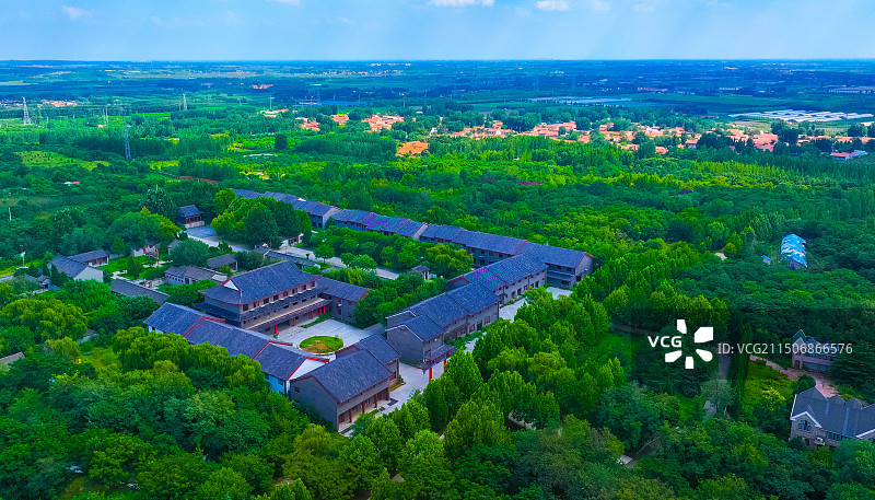 安丘青云山民俗游乐园，公园，森林图片素材