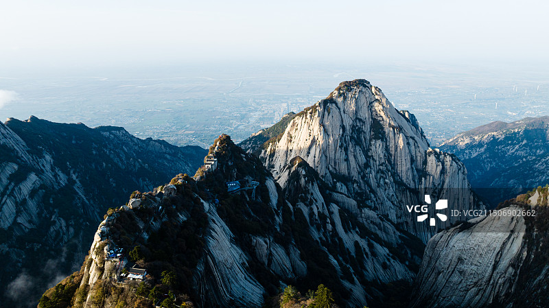 著名旅游景点——华山图片素材