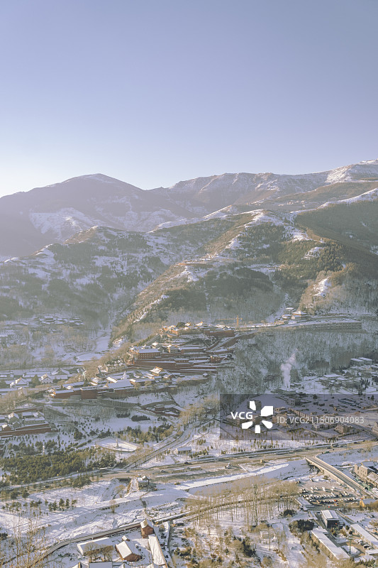 五台山 冬天 风铃 禅意图片素材