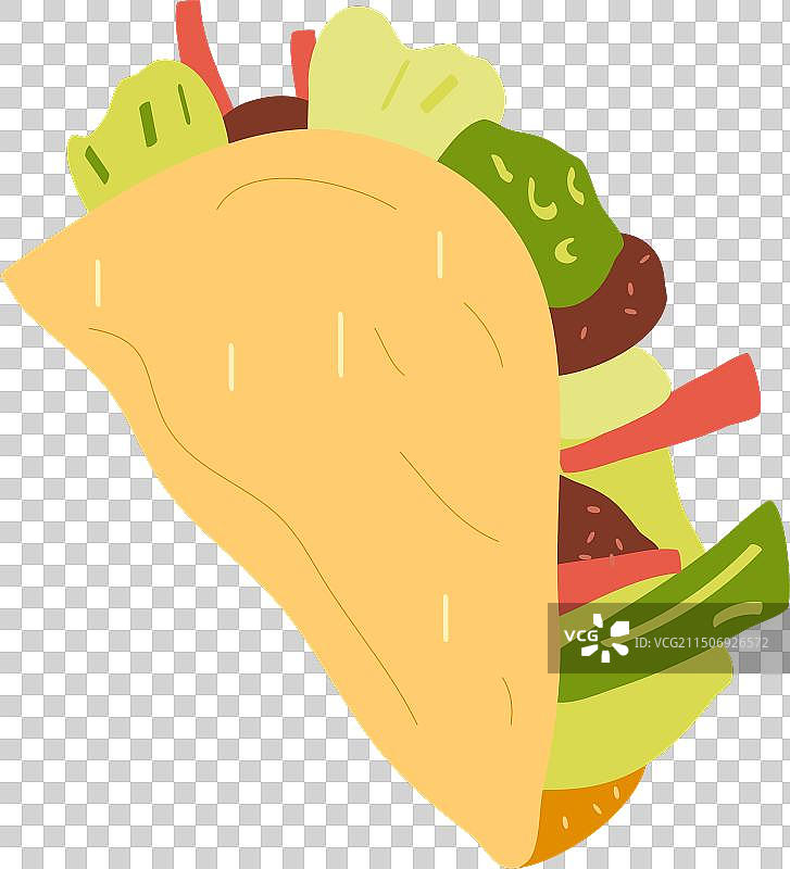 墨西哥玉米卷：传统美食快餐文化图片素材